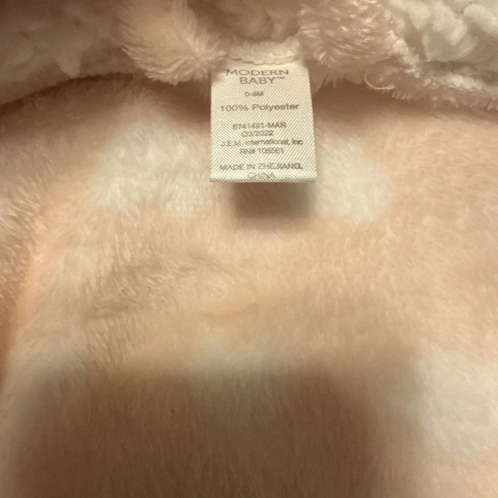 Modern Baby Hearts Bath Robe Soft 0-9 Months